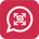 tarot by text logo crimson