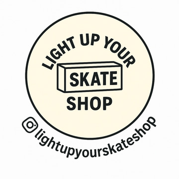 Light Up Your Skate Shop logo