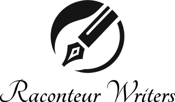 Raconteur writers logo