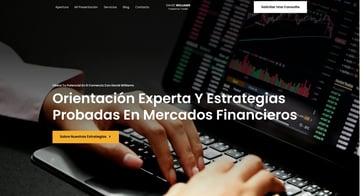 diseño de páginas web para traders, páginas web para pequeños negocios