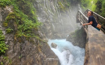 Laura Niepold in der Wimbachklamm