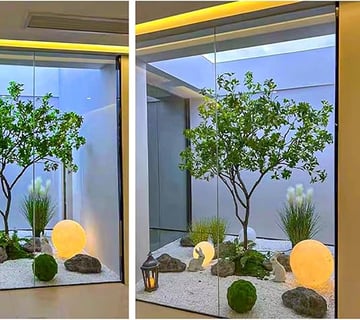 Árbol Artificial, Plantas Altas De Imitación con Grandes Ramas Y Frutas Realistas Árbol De Seda De O