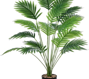 Planta Artificial Grande 84 cm Planta Artificial Decorativa para Exterior Interior Planta Palmera Al