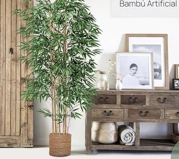 Bambú Artificial | Plantas Artificiales Decorativas | Medidas: 180 x 80 cm | Planta Artificial Grand