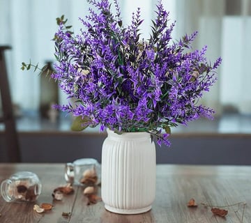 6 Pcs Flores Artificiales de Lavanda, Ramo de Lavanda, Planta Lavanda Decorativas, Flores Artificial