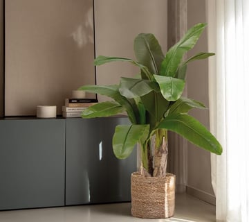 Maia Shop | Platanera Artificial | Plantas Artificiales Decorativas | Medidas: 120 x 60 cm | Planta 
