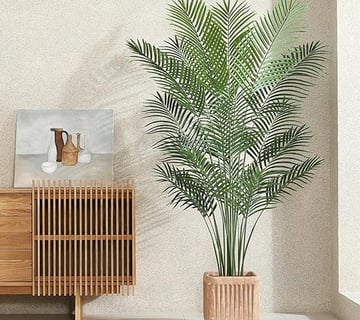 Palmera Grande 170 cm Arbol Artificial Plastico Interior y Exterior Hogar Salon Dormitorio Balcón Mo