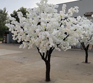 Árboles De Cerezo Artificiales Blancos, Grandes Plantas Artificiales, Árbol De Deseos Falso Sakura F