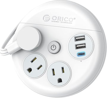 a white power outlet with a white power outlet