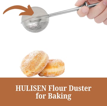 Flour Duster dusting donuts