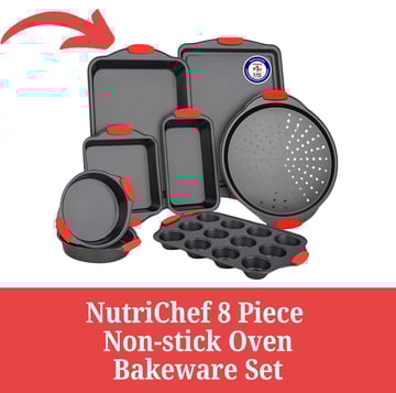 8 Piece Kitchen Oven Bakeware Set