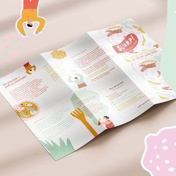 Branding Slurp Liège festi food - post web - par Soleado studio
