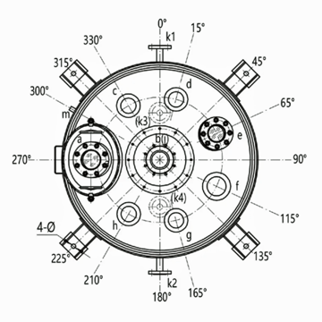 glass lined chemical reactor / vessel / storage tanks