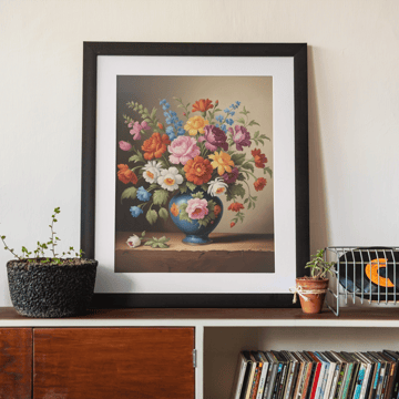 baroque inspired flower vase 