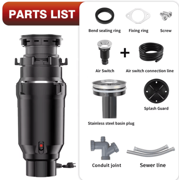 garbage disposal kitchen sink