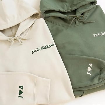 Pull Brodés personnalisée cadeaux couple homme femme
