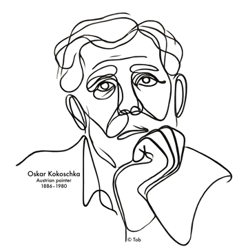 Oskar Kokoschka © Tob