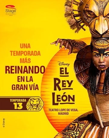 El Rey León Madrid Diciembre 2024 hasta Febrero 2025