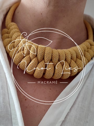 collar macrame knotlies kenotelies knotelies