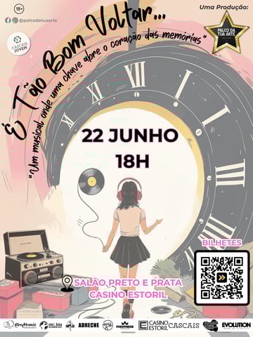 Cartaz musical - É tão bom voltar...