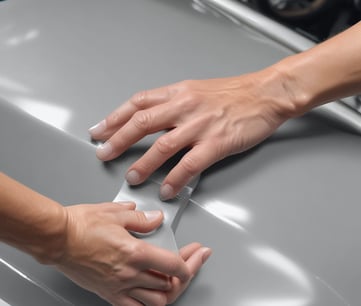 Hand Applying Ceramic Coating at ProPolish Motorcycle Ceramic Coating Port Rowan Ontario