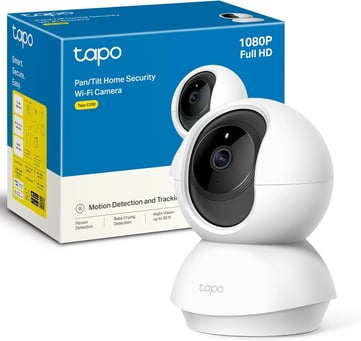 Tapo C200 - Cámara IP WiFi 360° Cámara de Vigilancia FHD 1080p blanco