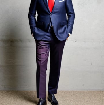 a man legs, man in a suit
