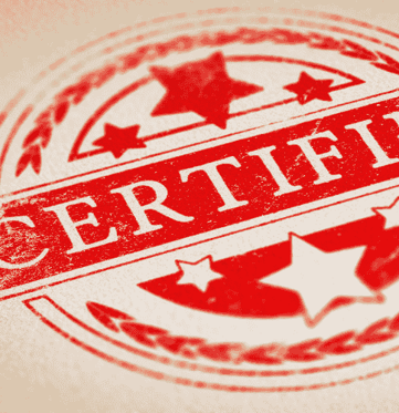 Certification couverture