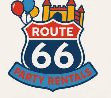 Route 66 Party Rentals logo