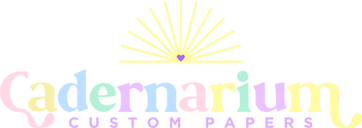 Cadernarium Custom Papers logo