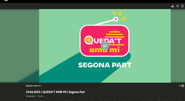 Portada del programa Quedat amb mi de À Punt Radio