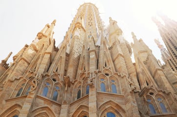 Kirche in Barcelona, Spanien