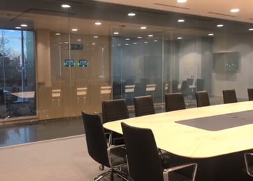 smart film Austin  PDLC film Austin  privacy glass installation Austin  switchable glass Austin  sma