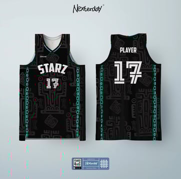 Jersey basket printing custom