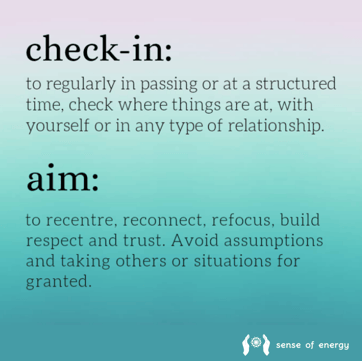definition of checking in