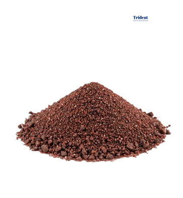 a pile of Trident Abrasive Garnet Sand