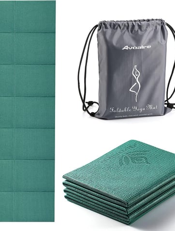 a yoga mat with a bag