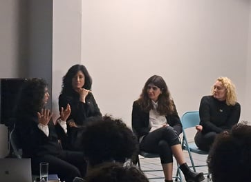 Artists talk: Olesya Zdorovetska, Yasaman Pishvaei & Jesse Jones at TBG+S in 2023