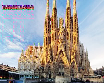 Sagrada Familia cathedral in Barcelona