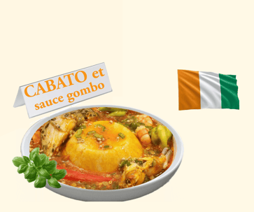Cabato and okra soup
