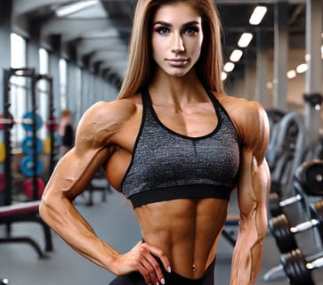 Ai Generation photo of a woman 6 months of taking Bio Active Peptides