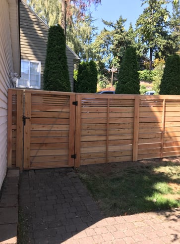 Fence and gate