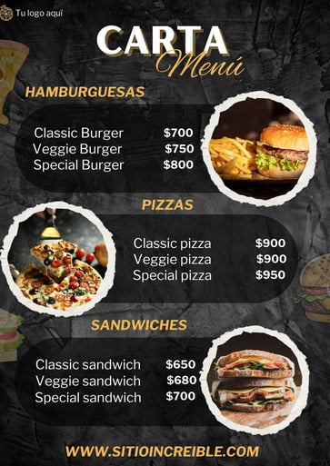 AvantiRed fabrica cartas menu personalizadas