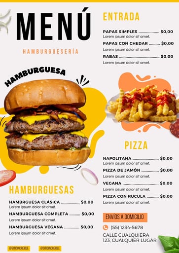 AvantiRed fabrica cartas menu personalizadas