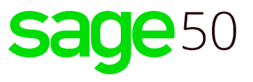 Sage 50 logo – accounting software used by Christina