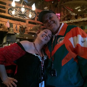 The locals are friendly in the Red Dog Saloon in Juneau, Alaska