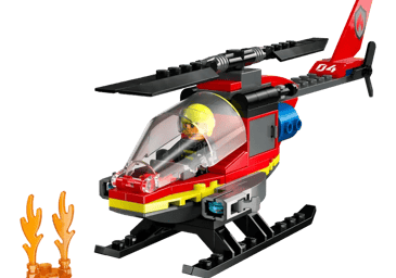 LEGO CITY Fire Rescue Helicopter - NEW 2024