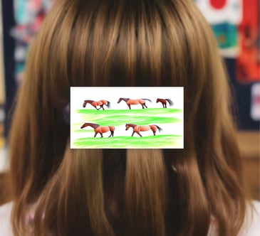 Billboard Barrettes make great gifts for little girls who love to draw