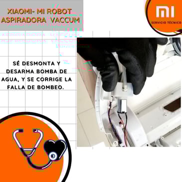 Bomba de agua reparacion en aspiradoras 