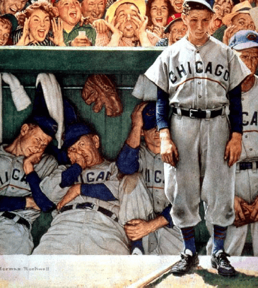 Norman Rockwell's Jeers from the Crowd (1948)